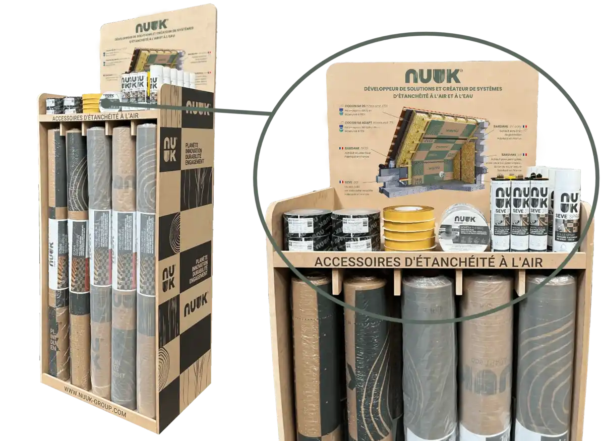 box en bois produits d'étanchéité
